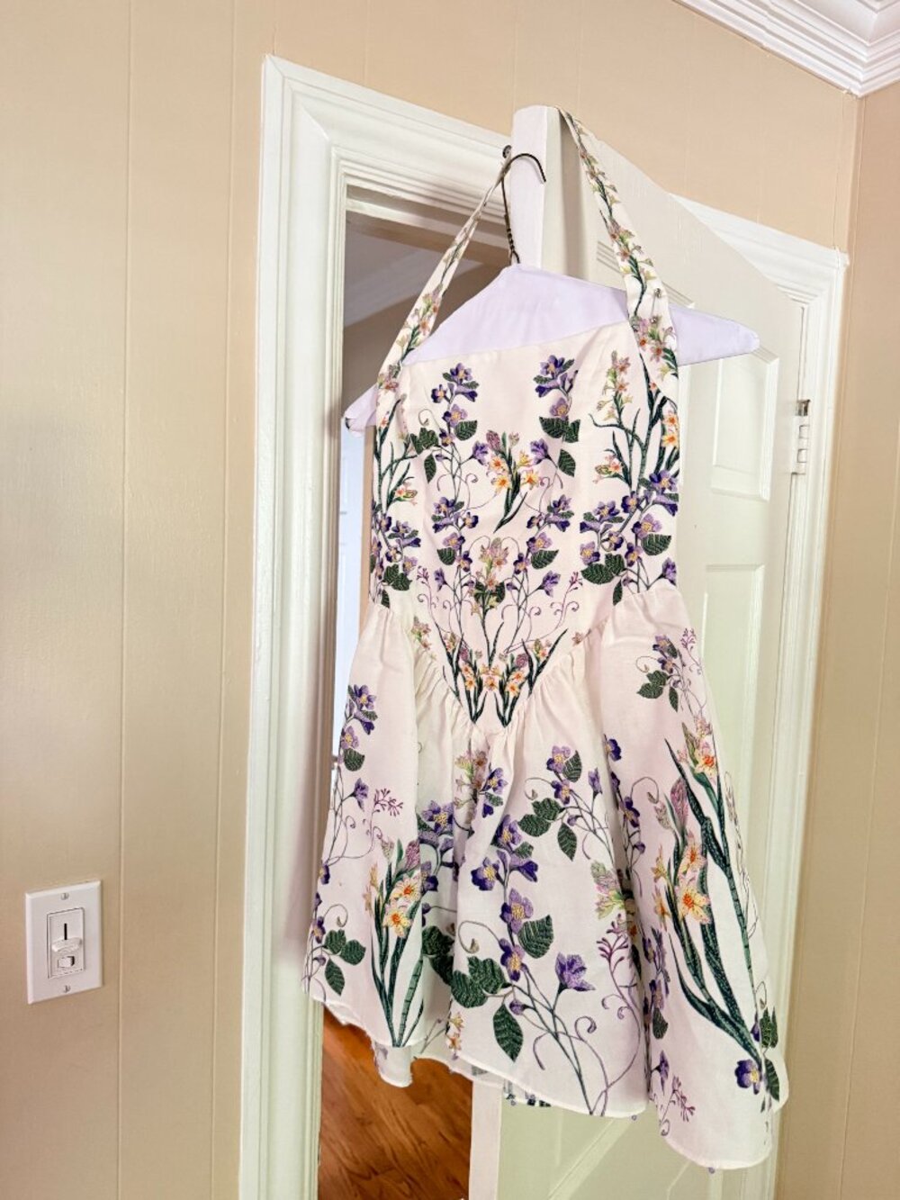 HEMANT AND NANDITA Corseted Mini Dress - Size S